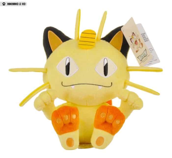 Lot De 5 Peluches Pokémon Tomy - Miaouss, Pikachu - Occasion TBE