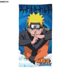 Serviette De Plage Dragon Ball Z - Motif Son Goku Kamehameha - 140x70cm - Microfibre Douce - Certifié Oeko-Tex